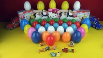 50 Surprise Eggs, Kinder Surprise Cars 2 Mickey Mouse, Маша и Медведь Киндер Сюрпризы Тачки Disney