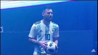 Lionel Messi Presented Official Ball For World Cup In Russia!