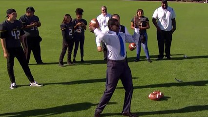 Irvin and Mooch take the Cardinals' QB bucket challenge