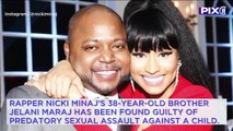 Nicki Minaj’s Brother convicted in Child Rape Case