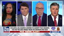 Hannity: Sources say Sessions not recused from uranium probe