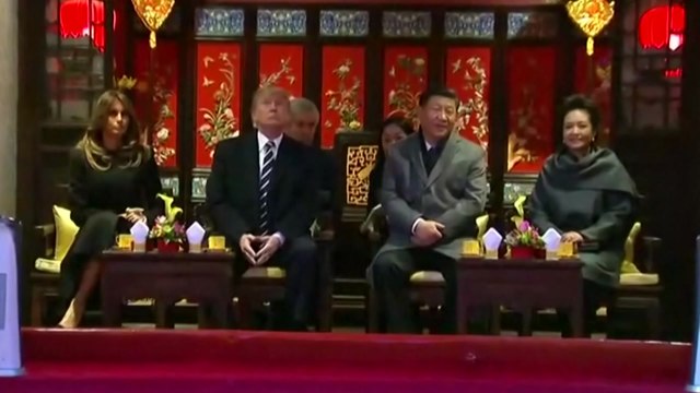 트럼프, 중국 국빈방문 시작...자금성에서 환영 연회 / YTN