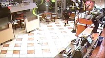 2 men who robbed McDonald's with machetes sought