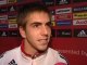 Interview with Philipp Lahm after match Bayern vs Frankfurt