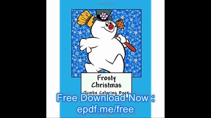 Frosty Christmas Jumbo Coloring Book