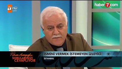 Kadın izleyicinin sorusunu duyar duymaz 'boşan' dedi!