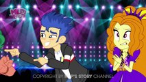 My Little Pony MLP Equestria Girls Transforms with Animation Love Story Fat Pole dance sho