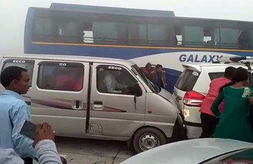 Dehli Highway Accidents due to Fog & Mog