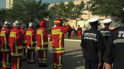 Le lieutenant de vaisseau David Godin, commandant du 7ème secteur du BMPM.