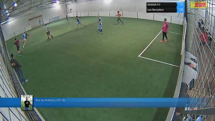 But de Anthony (10-19) - ENSMA FC  Vs Les Banqsters - 06/11/17 19:00 - LIGUE 1 - Poitiers Game Parc