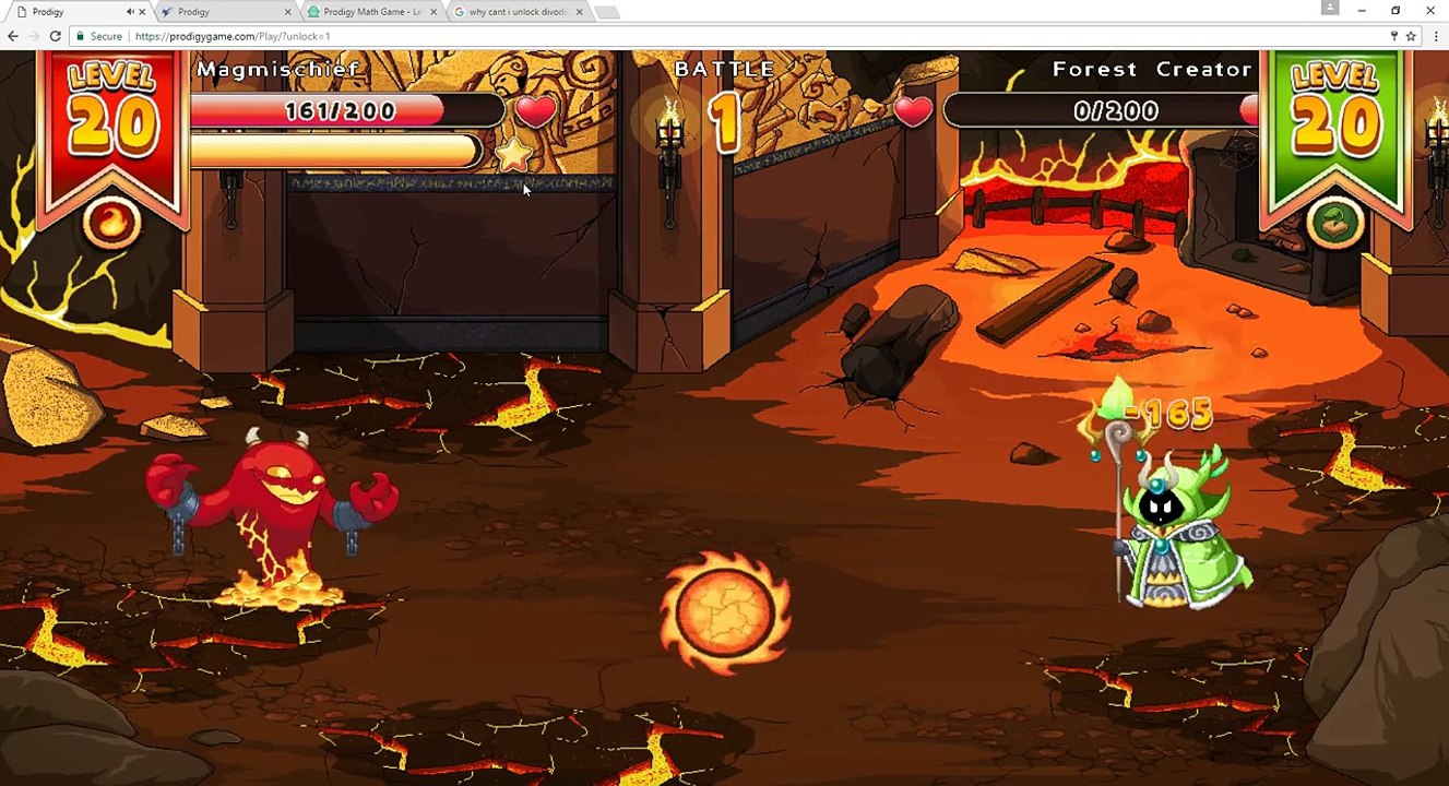 Prodigy Math Game 170330 Epics Battles! Magmischief, Diveodile, and Florafox