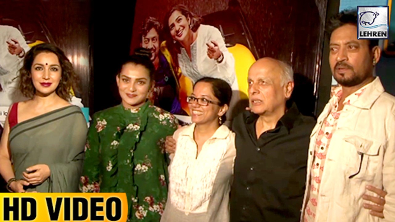 Special Screening Of Qarib Qarib Singlle Tisca Chopra Irrfan Khan Mahesh Bhatt