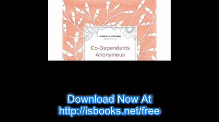 Adult Coloring Journal Co-Dependents Anonymous (Mythical Illustrations, Peach Poppies)