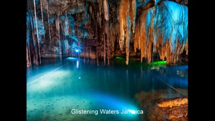 Magical Blue Glistening Luminous Lagoon in Jamaica
