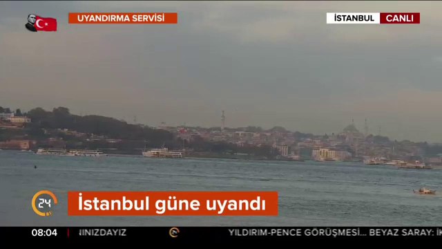 İstanbul bu sabah güne böyle uyandı