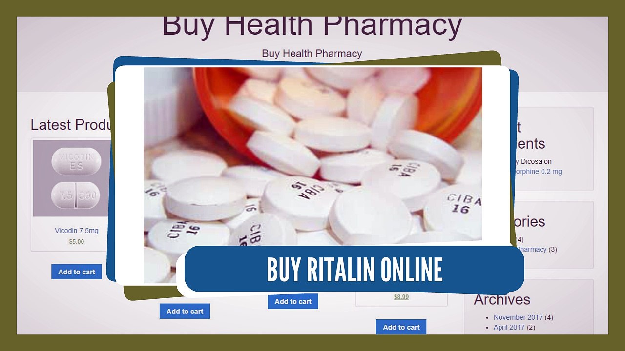 Buy Ritalin Online Best Medication For ADHD Video Dailymotion