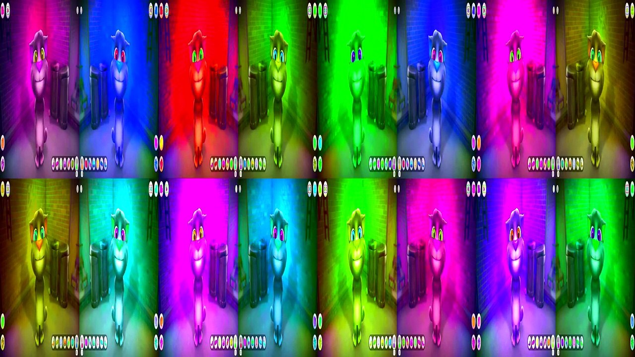 Baby Learn Colors with My Talking Tom Colours for Kids Animation Education Cartoon videos For Kids