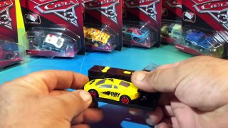 Car 3 Lightning McQueen new thunder hollow racers pushover fishtail APB Tomica miss fritte