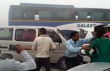 Dangerous accident took place due to smog ( Air pollution) 2017