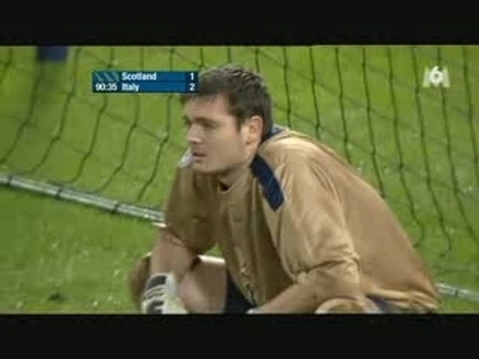 But de la qualification pour la france ecosse-italie (1-2)
