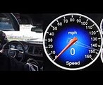 Gauge View Of 145 MPH Dodge Challenger Drag Race