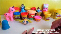 3D Modeling Video Power Puff Girls from Play-Doh Bubbles, Blossom and Buttecup