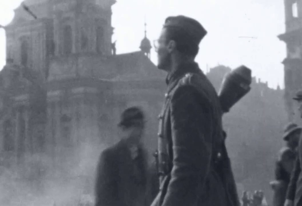 Prague, Wenceslas Square, Czechoslovakia April-May 1945