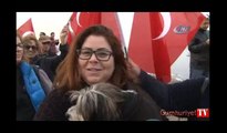 Maltepe'de Ata'ya saygı dalışı...