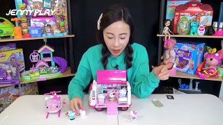 Jenny play!헬로키티 시리즈 1병원놀이세트 장난감 인형놀이
