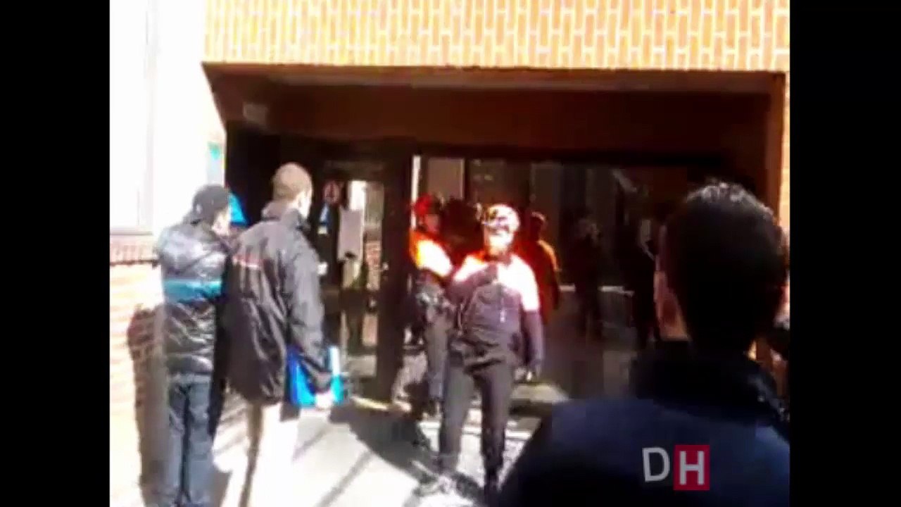 Arrestation musclée de Laurent Louis par la police de Mons 2014