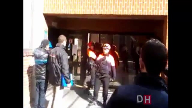 Arrestation musclée de Laurent Louis par la police de Mons 2014