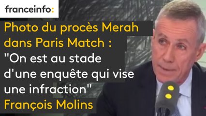 Photo du procès #Merah dans Paris Match "On est au stade d'une enquête qui vise une infraction" explique François Molins "pour essayer de déterminer qui a pris ces clichés"