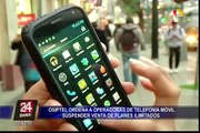 OSIPTEL ordena a operadoras de telefonía móvil suspender venta de planes ilimitados