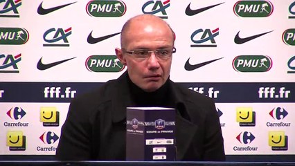 Cédric le coach Havrais (victime d'une paralysie faciale) est fier de ses joueurs.
