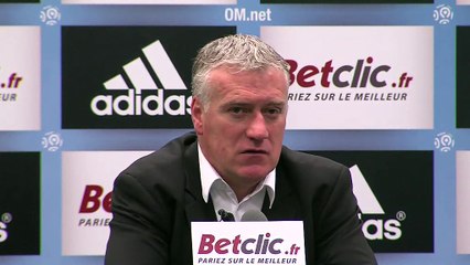 De la déception dans l'analyse du match par Deschamps