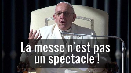 "Posez ces téléphones !" : le coup de gueule du pape François en pleine messe