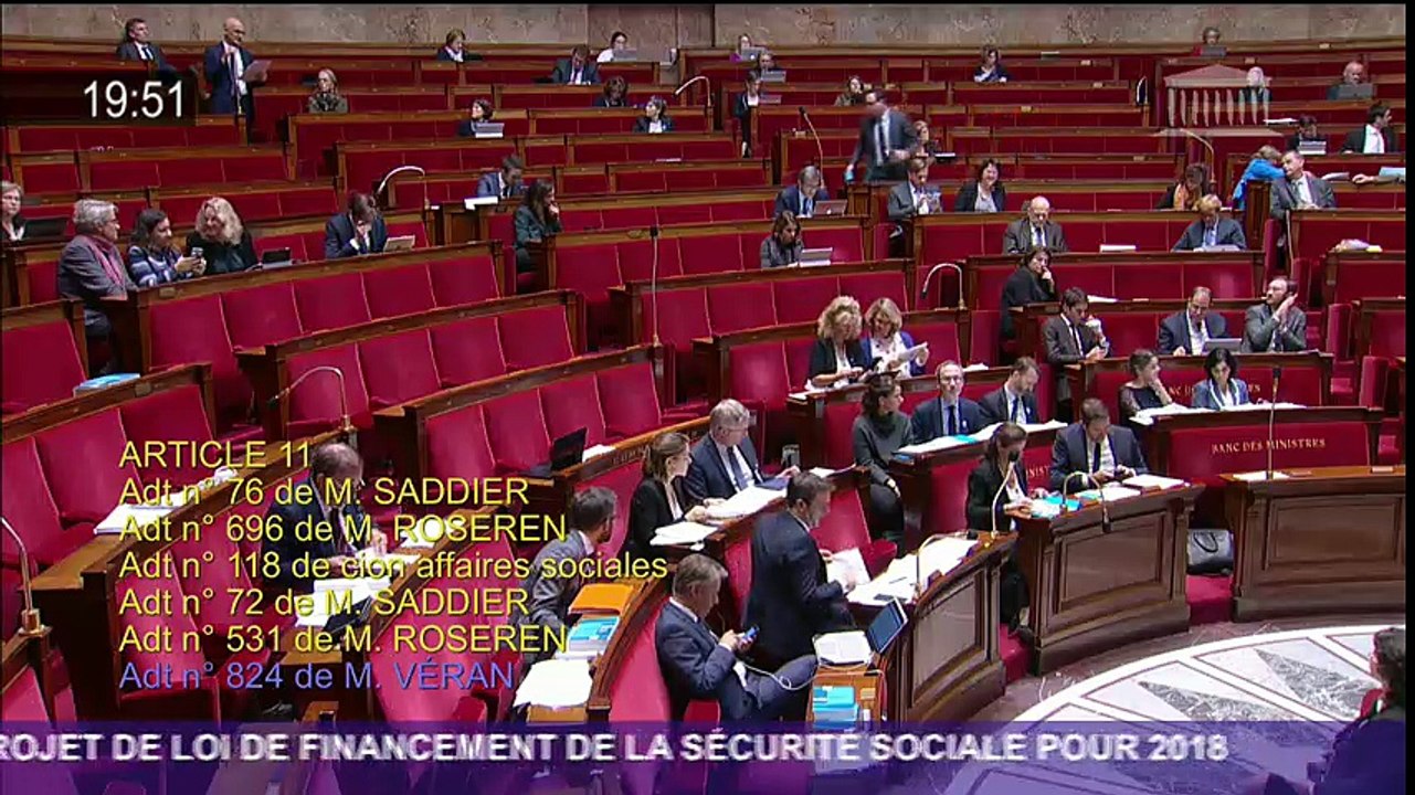 Intervention en séance publique pour défendre les guides et les accompagnateurs de montagne dans le PLFSS2018