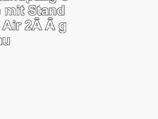 Macally bstandpa2g Schutzhülle mit Ständer für iPad Air 2  grau