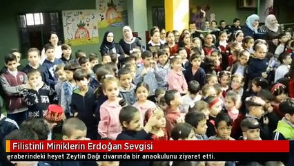 Filistinli Miniklerin Erdoğan Sevgisi