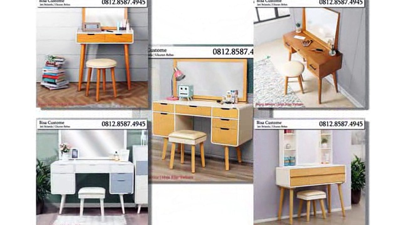 Harga Meja Rias Popular, Harga Meja Rias Portable, Harga Meja Rias Sederhana, Jual Meja Rias Minimalis 0812.8587.4945