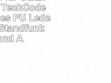 Lederhülle für Galaxy Tab A 97 TechCode Hochwertiges PU Leder Etui mit Standfunktion und