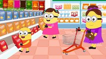 Minions Banana Baby & Mommy at The SUPERMARKET Chips New Episodes