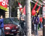L'ambiance aux plages du Prado avant le meeting du Front de gauche et interviews