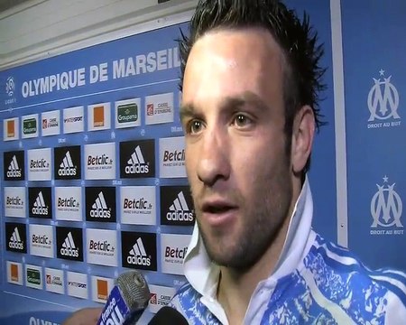 La réaction de Mathieu Valbuena apès la victoire de l'OM face à Nancy