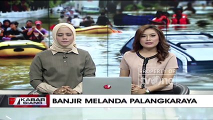 Ratusan Rumah Padat Penduduk di Kota Palangkaraya Terendam Banjir