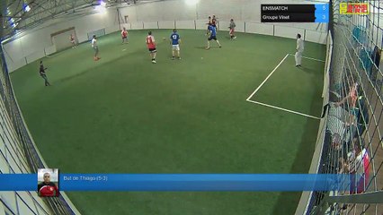 But de Thiago (5-3) - ENSMATCH Vs Groupe Vinet - 09/11/17 19:00 - LIGUE 4 - Poitiers Game Parc