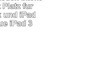 Schwarze LederAktentasche mit Platz für Notizblock und iPad 2  das neue iPad 3