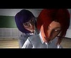 Ao ONI jellyfish vs Teacher and Takuro (Horror Animation)