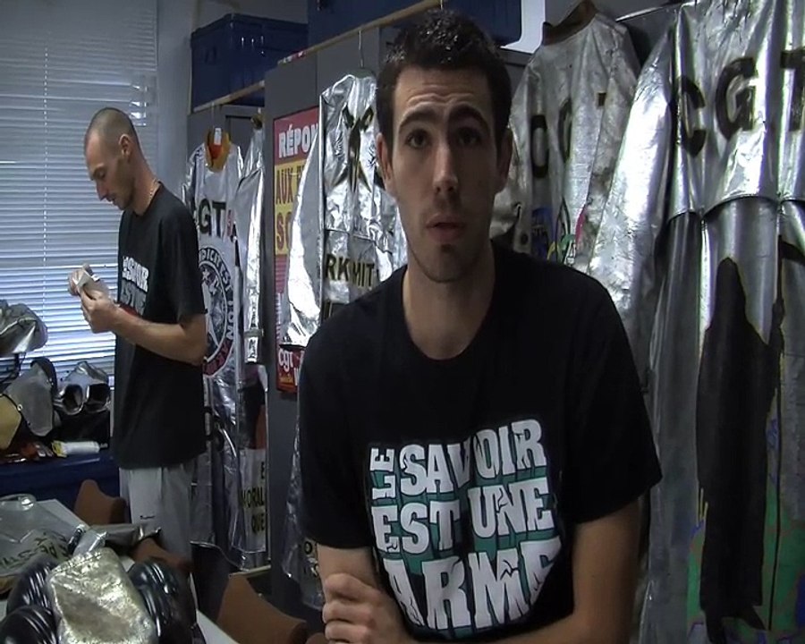 Sébastien Thomas, délégué CGT d'ArcelorMittal Fos.