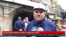 Zonguldak Maden İşçileri Atatürk'ü Andı